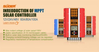 Bộ điều khiển sạc năng lượng mặt trời MPPT 12/24/48V từ 60A -100A