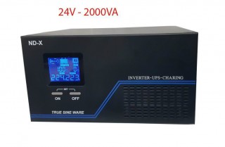 Máy kích điện sin chuẩn 24v 1400W/ 2000VA có chức năng UPS