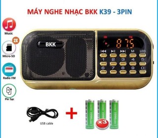 Máy nghe nhạc, máy nghe kinh phật, máy học tiếng Anh BKK K39 3 pin